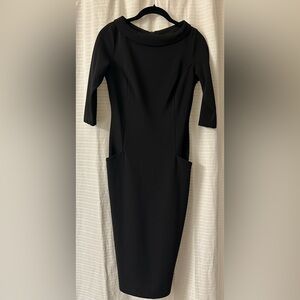 Chic Black Long Sleeve Dress